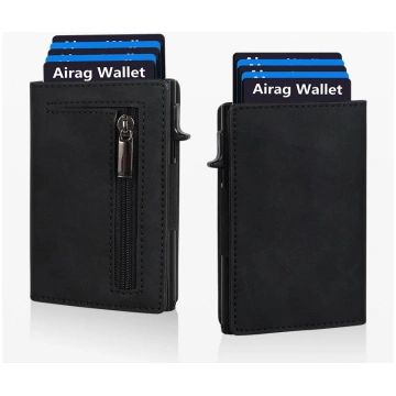 Magnetic Credit Card Holder Luxury Men Wallet Rfid