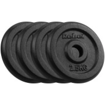 Rebel čuguna svaru komplekts 4x2.5kg. caurums 31mm