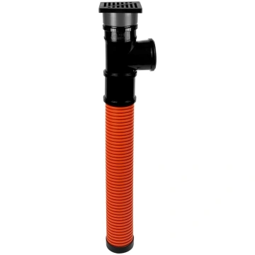 Drenāžas šahta ar DN 110–1 m drenāžas cauruli — dr