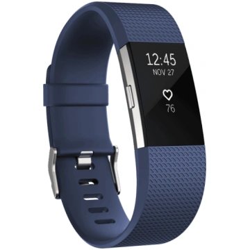 Fitbit Charge 2 zils/sudraba mazais