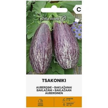 Sēklas BAKLAŽĀNI TSAKONIKI 0.2g 4770168914414