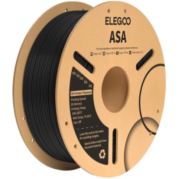 ELEGOO ASA kvēldiegs (melns) 1 kg