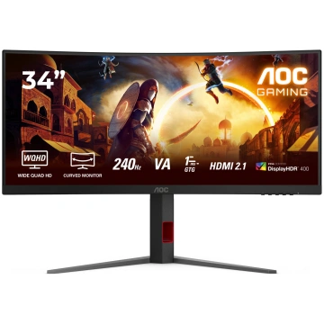 Monitors AOC CU34G4Z, VA, 240 Hz, UWQHD, 34"
