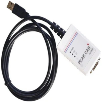 Pcan USB saderīgs ar vācu oriģinālo Peak IPEH-0020