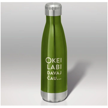 Okei labi davai čau. Tērauda termopudele 500 ml Da