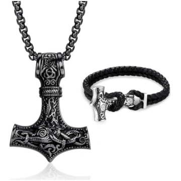 Milacolato Thor"s Hammer Kaklarota Vikingu rokassp