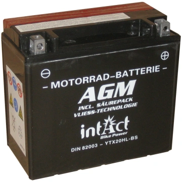 175 x 87 x 155 - + Intact Bike Power AGM 12V 20Ah(