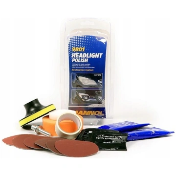 Mannol HEADLIGHT POLISH KIT 9801
