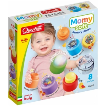 QUERCETTI MOMY SOFT Mīksti sensorie kluči, 8 gab