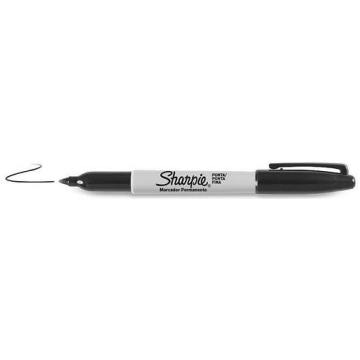 Sharpie Fine Permanent Marker Round Tip 12-Pack S0