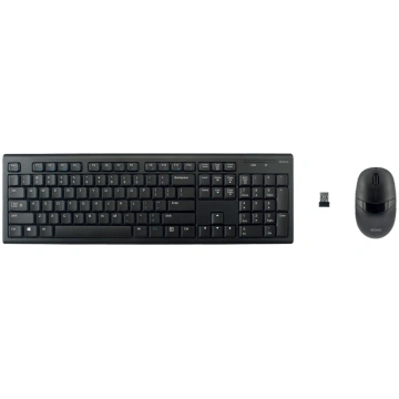 Wireless keyboard and mouse DELTACO 105 keys, US l