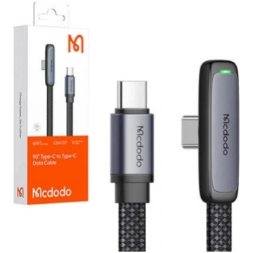 Zebra 65W Type-C to Type-C 90 Cable 1.8m CA-3361 N