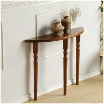Generisch Crescent Console Table, Narrow Entrance 