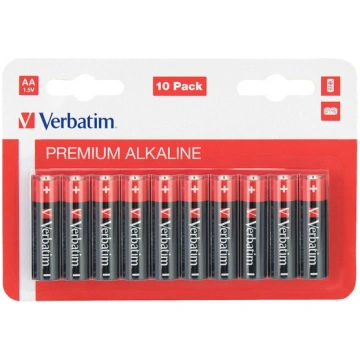 Sārmu baterija lr6 (aa) (10 gab. blisteris) VERBAT