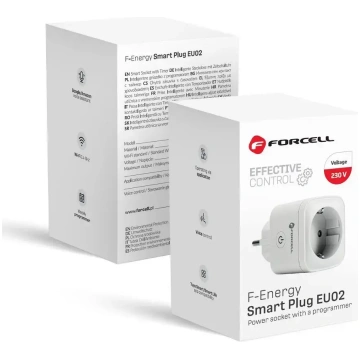 Forcell F-ENERGY EU02 Smart Plug 230V with WiFi, t