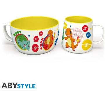 POKEMON - Breakfast Set Mug + Bowl - Pikachu & Kan