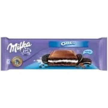 Šokolāde Milka Oreo 300 g — piena šokolāde ar Oreo