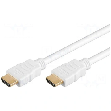 Cable | HDMI 1.4 | HDMI plug,both sides | 3m | whi