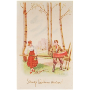 Atklātne "Sirsnīgs Lieldienu sveiciens!" Postcard 