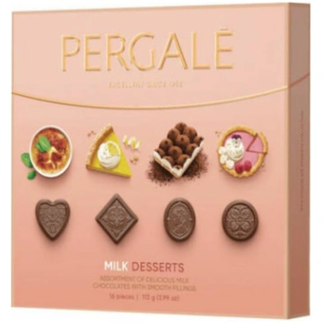 Konfekšu izlase Desserts ar piena šokolādi 113g, P