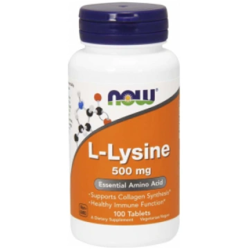 L-Lysine 500 mg Now Foods 100 tab