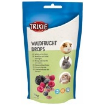 Papildbarība grauzējiem : Trixie Wild berry drops,