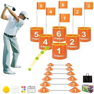 Golfs Gmae Bucket, 6 Bukcets pagalma golfa spēļu k