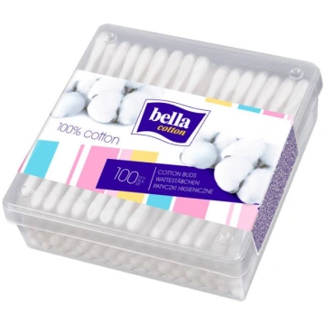 Higiēniskie vates kociņi "Bella Cotton box" 100gab