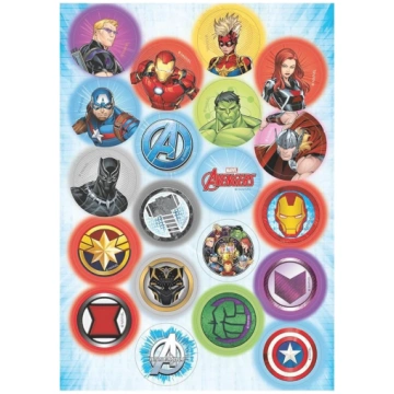 Dekora, Avengers Mini vafeļu papīra ēdamie cupcake