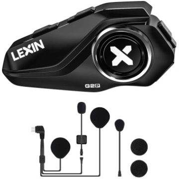 LEXIN G2 motocikla Bluetooth austiņas, ķiveres sak