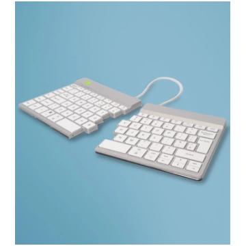 R-GO TOOLS KEYBOARD WRL SPLIT BREAK/WHITE RGOSBUKW