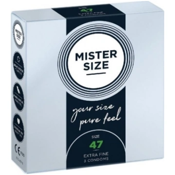 Mister Size Condoms prezerwatywy dopasowane do roz
