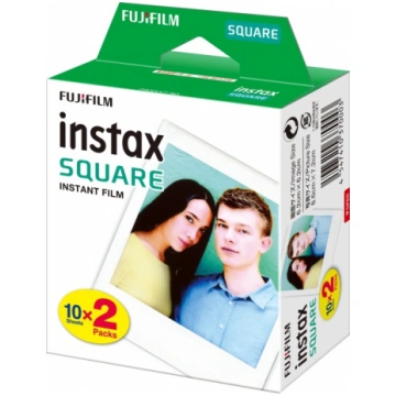 Fujifilm Fotoplokštelės Instax SQUARE 20vnt