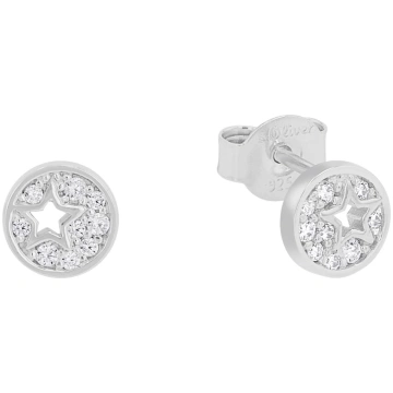 s.Oliver Ohrstecker 925 Sterling Silber Mädchen Ki