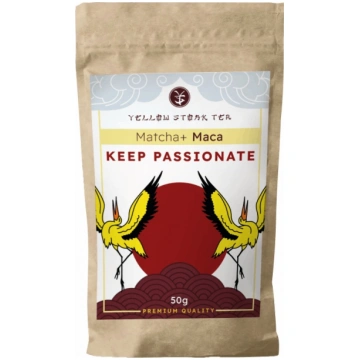 Yellow Stork_matcha + Maca Zaļš Tēja 50g