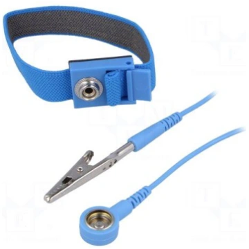 Wristband | ESD | Features: antialergic | blue | 1