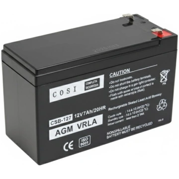 12V 7Ah akumulators :: AGM : VRLA :: 12 Volti, 7 a