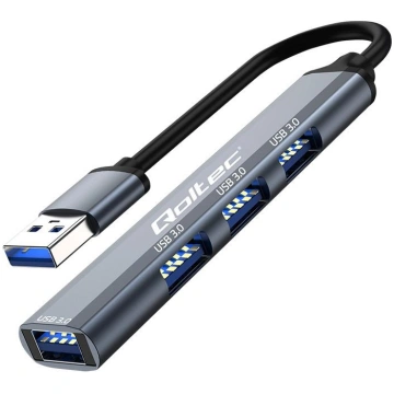 Qoltec Hub Adapter USB 3.0 4in1| 4x USB 3.0 53791