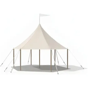 CanvasCamp burāauduma telts - 6 x 6m