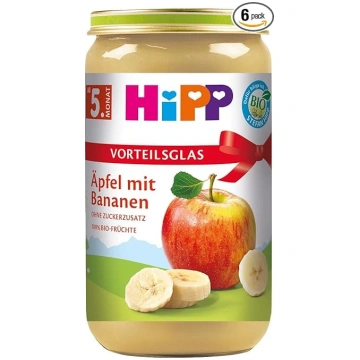 HiPP Fruits Āboli ar banāniem 6 gabaliņu iepakojum