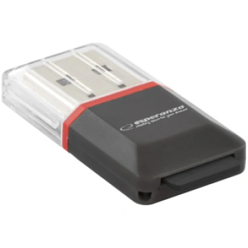 Esperanza MicroSD Card Reader EA134K Black USB 2.0