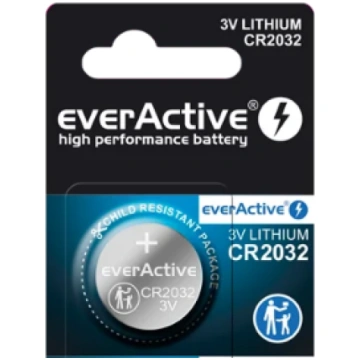 Litija baterija CR2032 3V 1gab everActive CR20325B