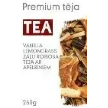 Zaļā roiboša tēja TEA Vanilla Lemongrass, beramā, 
