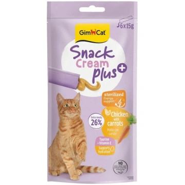 GimCat Snack Cream + Chicken & Carrot (Sterilised)