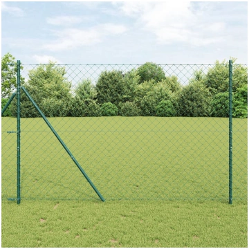 Vidaxl Siets Nožogojuma Z 7 Stabiem 1.6x10 M No Tē