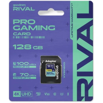 GOODRAM RIVAL Memory card microSD 128GB 100MB/s cl