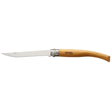 Opinel Slim Beechwood nerūsējošā tērauda nazis Nr 
