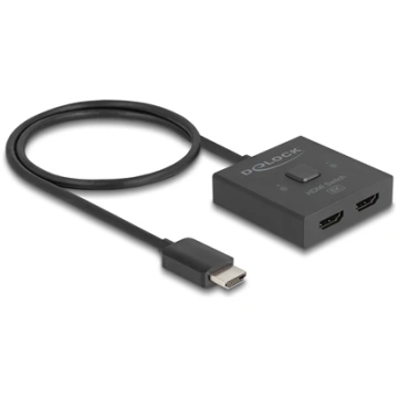 Delock HDMI Switch 2 to 1 bidirectional 8K 18901