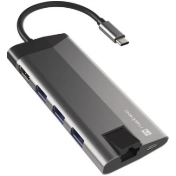 Natec | USB-C Multiport Adapter | NMP-1690 | Grey