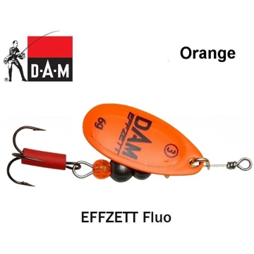 Rotējošais māneklis DAM effzett Fluo Orange 3 g
